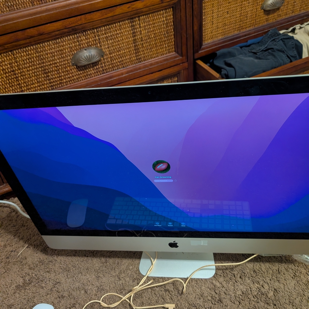 Apple iMac 27" All-in-One Desktop - Silver/Black